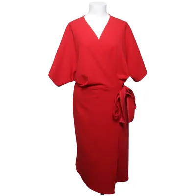 Wrap dress (Red) from Mango Suit Elastane, Polyester