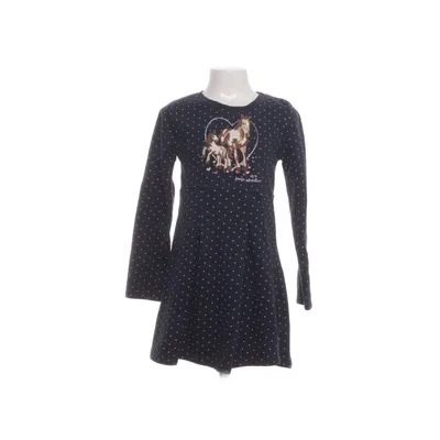 Dress (Blue, Multicolored) from Topolino Cotton, Polyester
