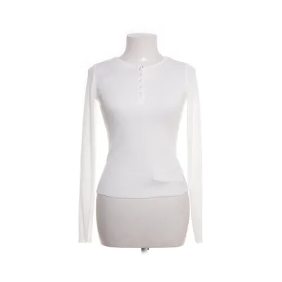 Henley shirt (Wit) van Dazy Elastaan, Polyester, Viscose