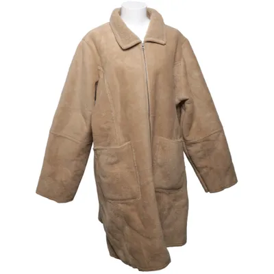 Shearling jacket (Beige) from Marys Collection Polyester