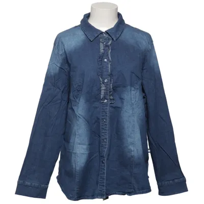 Denim shirt (Blue) from Fiora Blue Cotton, Elastane