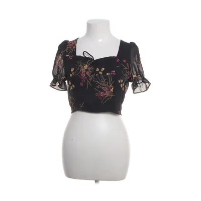 Crop top (Zwart, Meerkleurig) van Rihoas Polyester