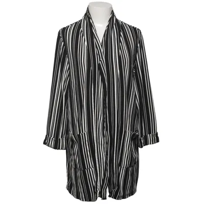 Cardigan (Zwart, Wit) van Amisu Elastaan, Polyester, Viscose