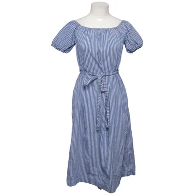 Kjole (Blå, Hvid) fra Zara Woman Bomuld, Elastan, Polyamid