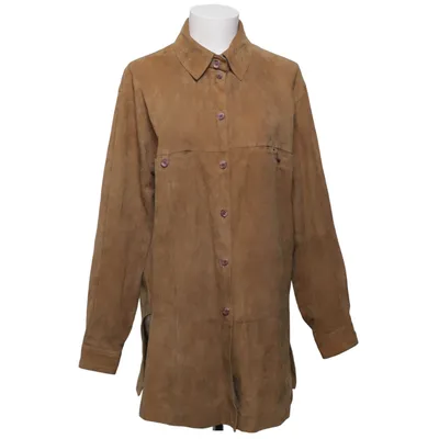 Läderkappa (Brun) från Cruise Skinn