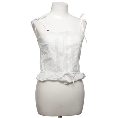 Top (Wit) van Bershka Polyamide