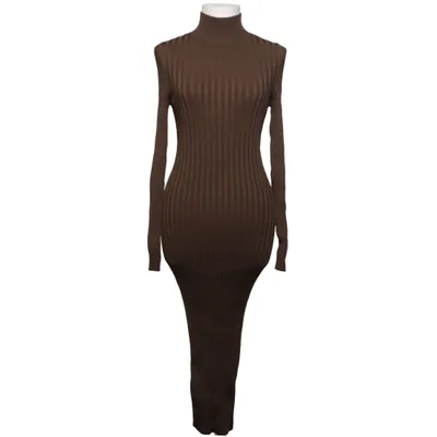 Robe à col roulé (Marron) de Mango Premium Polyamide, Viscose