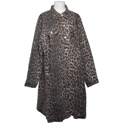 Jeansklänning (Svart, Beige, Flerfärgad) från Zizzi Bomull