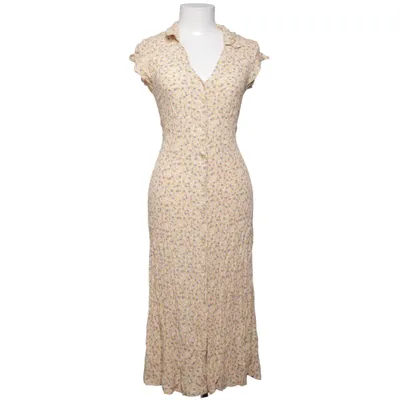 Klänning (Beige, Flerfärgad) från Urban Outfitters Viskos
