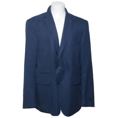 Blazer (Blauw) van Digel Linnen, Polyester, Tencel, Viscose