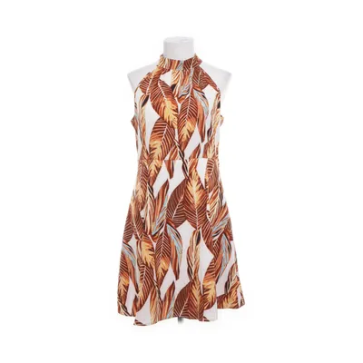 Dress (White, Multicolored) from Droimp Elastane, Polyester