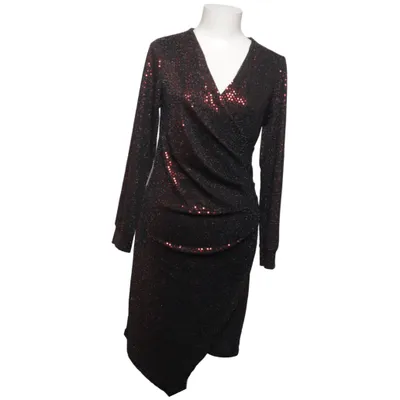 Jurk (Zwart, Rood) van Creme Fraiche Elastaan, Polyester