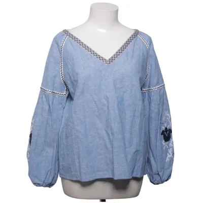 Blus (Blå) från Zara Basic Collection Bomull, Linne