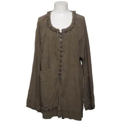 Bluse (Brun) fra Östebro Bomuld, Linned