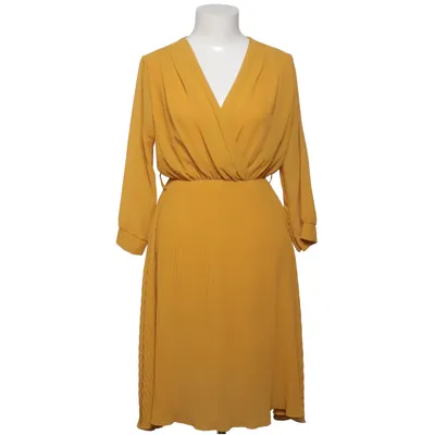 Robe portefeuille (Jaune) de New Collection Élasthane, Polyester, Viscose