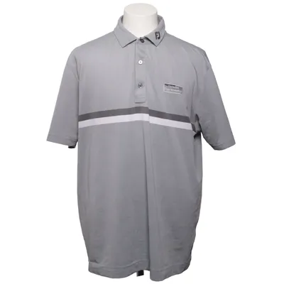 Poloshirt (Grijs, Wit) van Footjoy Elastaan, Polyester