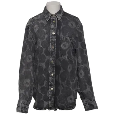 Denim blouse (Maridenn Vaihe Unikko) van Marimekko Katoen
