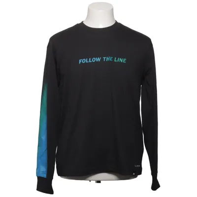 Lange mouwen shirt (Zwart) van Adidas Katoen, Gerecycled polyester