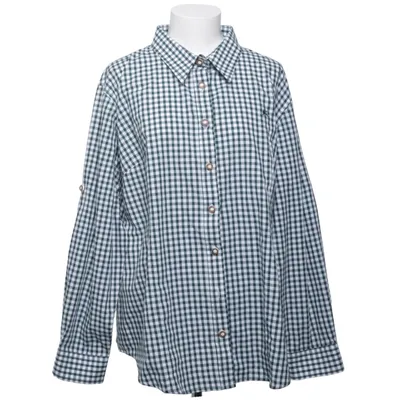 Shirt (Green, White) from Os Trachten Cotton