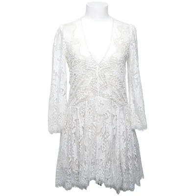 Klänning (Vit, Beige) från Magali Pascal Nylon, Viskos