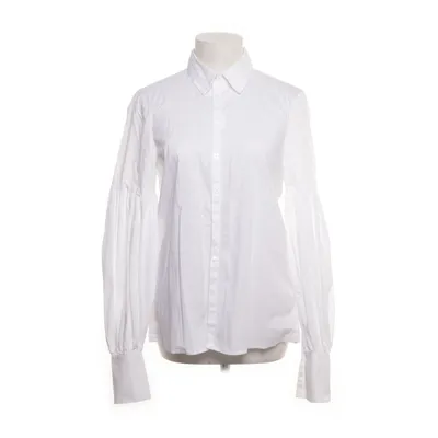 Skjorte (Hvid) fra H&M Studio Bomuld, Polyester, Elastan