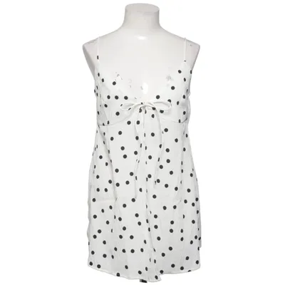Tank Top (White, Black) from ASOS Design Cotton, Elastane, Polyester