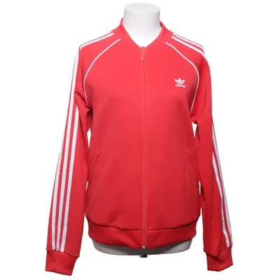 Trainingsjack (Rood, Wit) van Adidas Originals Katoen, Elastaan, Polyester