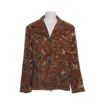 Blazer (Brown) from Skorpi Acetate, Cotton, Polyester