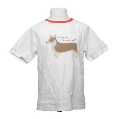 T-shirt (Blanc, Rouge, Marron) de Mini Market Coton