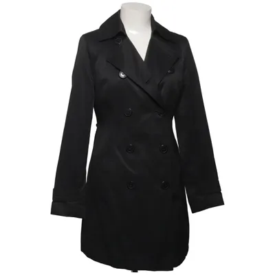 Trench coat (Black) from Reflex Cotton, Polyester