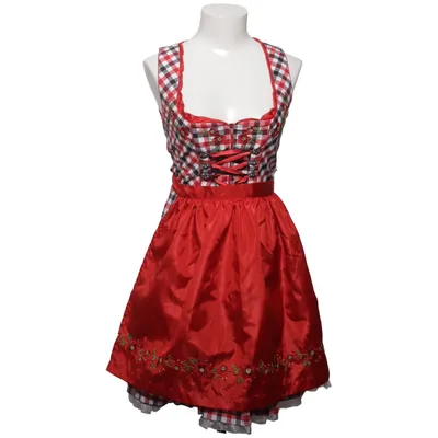 Dirndl (Rouge, Blanc, Noir) de Fuchs Trachtenmoden Polyamide, Polyester