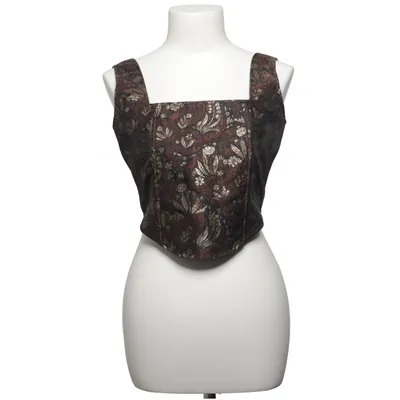 Korsett (Rena Snake Jacquard) från Disturbia Metallfiber, Polyester