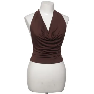 Halterneck top (Brun) fra Venderby's Elastan, Polyester