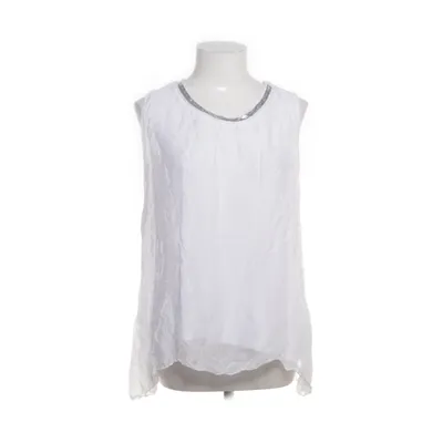 Topp (Vit) från Made in italy Elastan, Silke, Viskos
