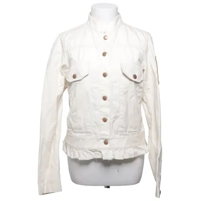 Denim jacket (Beige) from Hunkydory Cotton, Linen