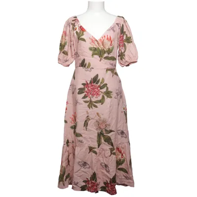 Kjole (Pink, Flerfarvet) fra Medicine Bomuld, Linned, Viscose
