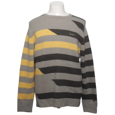 Strickpullover (Grau, Gelb, Schwarz) von Animal Nylon, Wolle