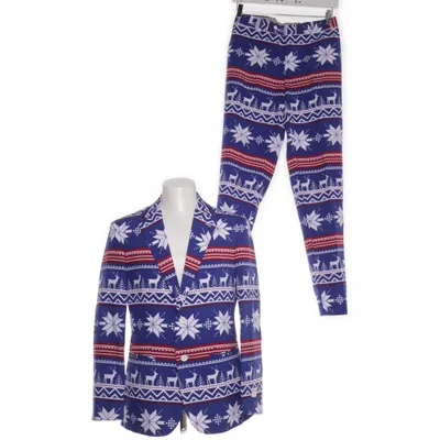 Kostym (Vit, Blå, Röd) från Opposuits