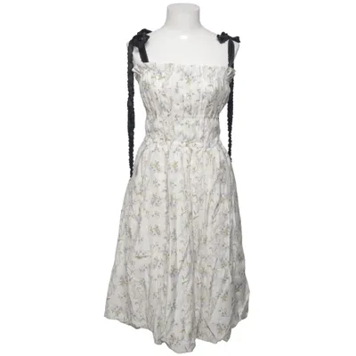 Dress (White, Multicolored) from H&M Cotton, Lyocell, Polyester