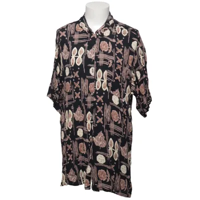 Kortärmad skjorta (Svart, Beige) från Feminine
