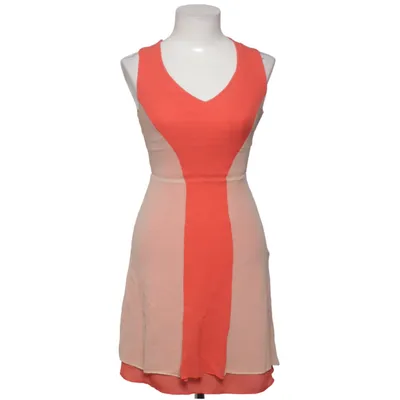 Dress (Orange, Beige) from Reiss Polyester, Silk