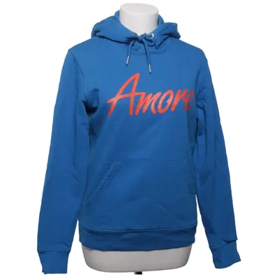 Huvtröja (Blå) från Amore Ekologisk bomull, Återvunnen polyester