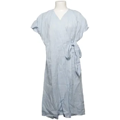 Wickelkleid (Blau) von Bypias Leinen