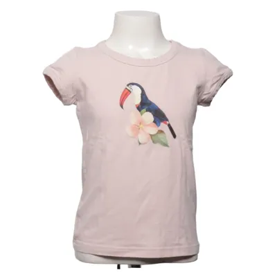 T-shirt (Beige, Flerfärgad) från BABA Elastan, Ekologisk bomull