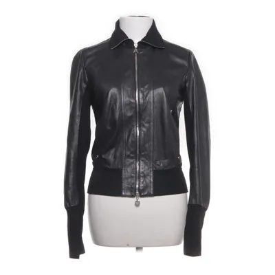 Läderjacka (Svart) från Patrizia Pepe Skinn, Viskos, Elastan, Polyester