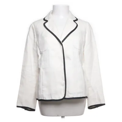 Blazer (White, Black) from 'S MaxMara Linen, Cotton