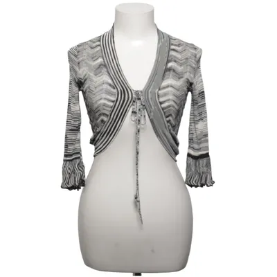 Cardigan cache-cœur (Noir, Blanc) de Karen Millen Viscose
