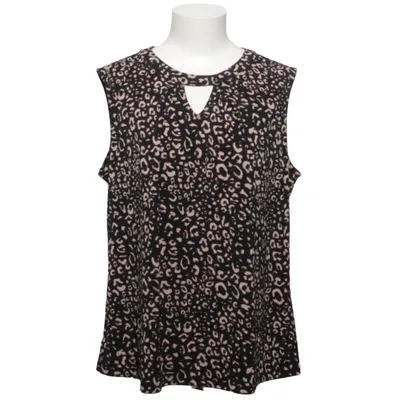 Haut (Noir, Beige) de Attention Élasthane, Polyester