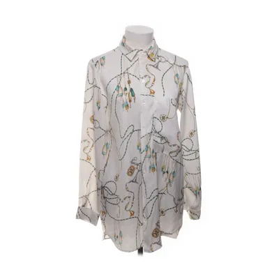 Blouse (Wit, Meerkleurig) van Zara Polyester