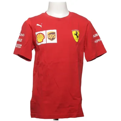 T-shirt (Rouge) de Puma x Ferrari Coton, Polyester
